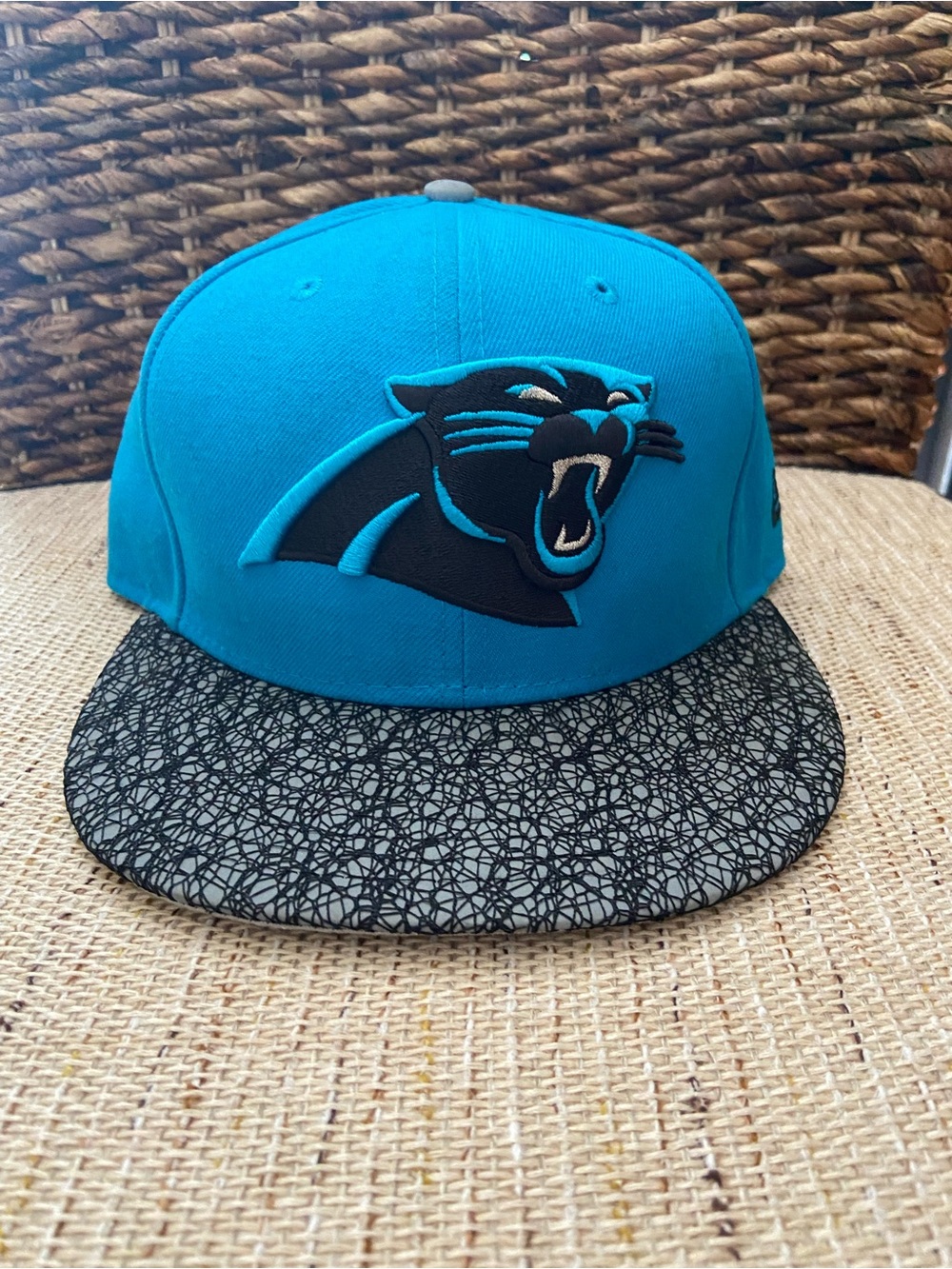 Carolina Panthers Reflective Strapback Hat Size M/L